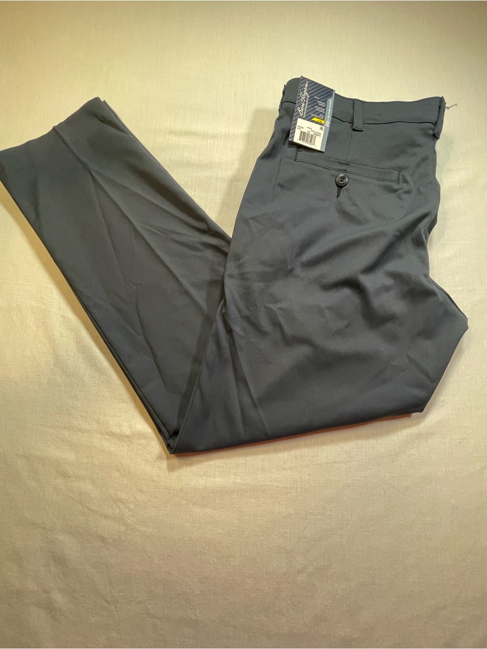 Ben Hogan Mens 32X30* Performance Pants Stretch Fabric Navy Blue NWT Golf UPF50